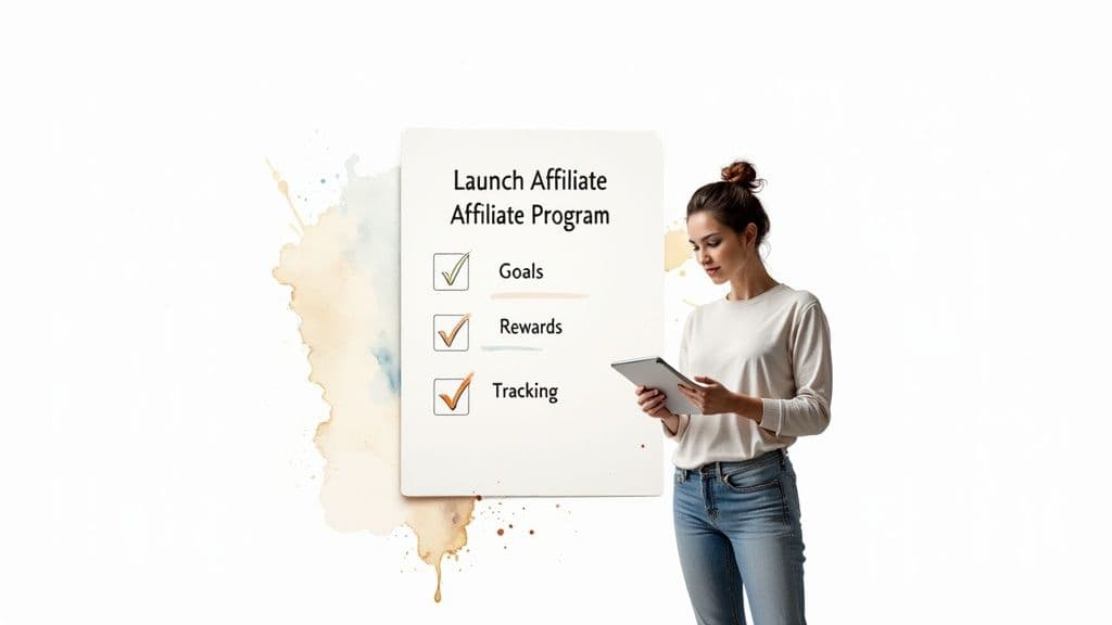 A graph showing upward trends and dollar signs, symbolizing the growth and financial benefits of an affiliate program.