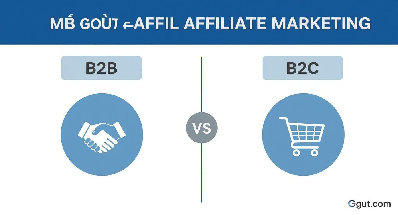 Infographic about b2b affiliate marketing