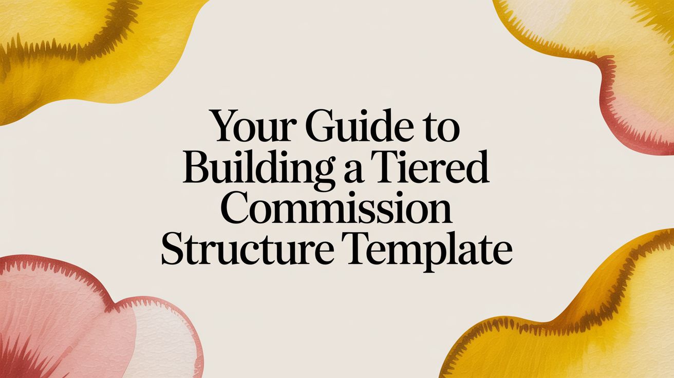 Cover Image for Your Guide to Building a Tiered Commission Structure Template