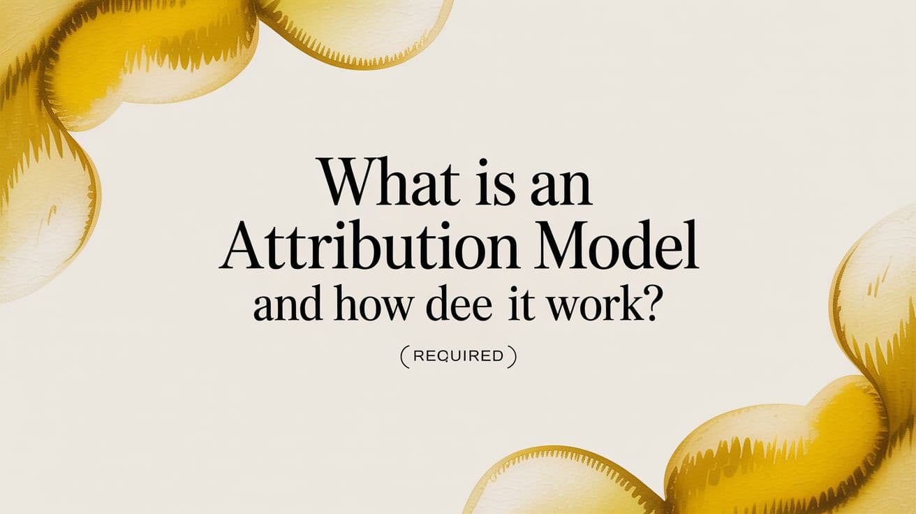 Cover Image for What Is an Attribution Model and How Does It Work?