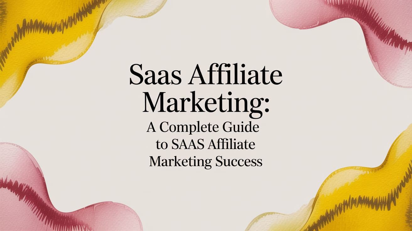 Cover Image for Saas Affiliate Marketing: A Complete Guide To saas affiliate marketing Success