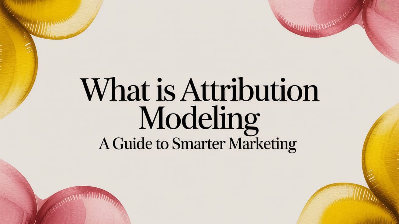 Cover Image for What Is Attribution Modeling A Guide to Smarter Marketing