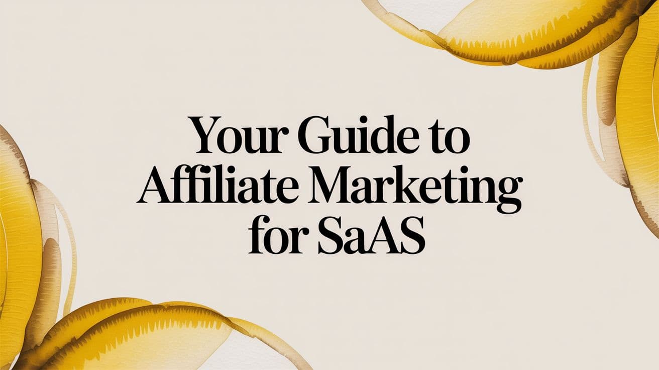 Cover Image for Your Guide to Affiliate Marketing for SaaS