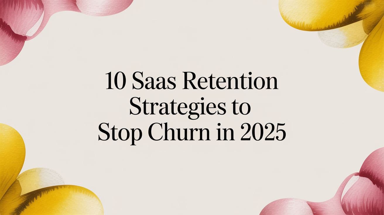 Cover Image for 10 SaaS Retention Strategies to Reduce Churn